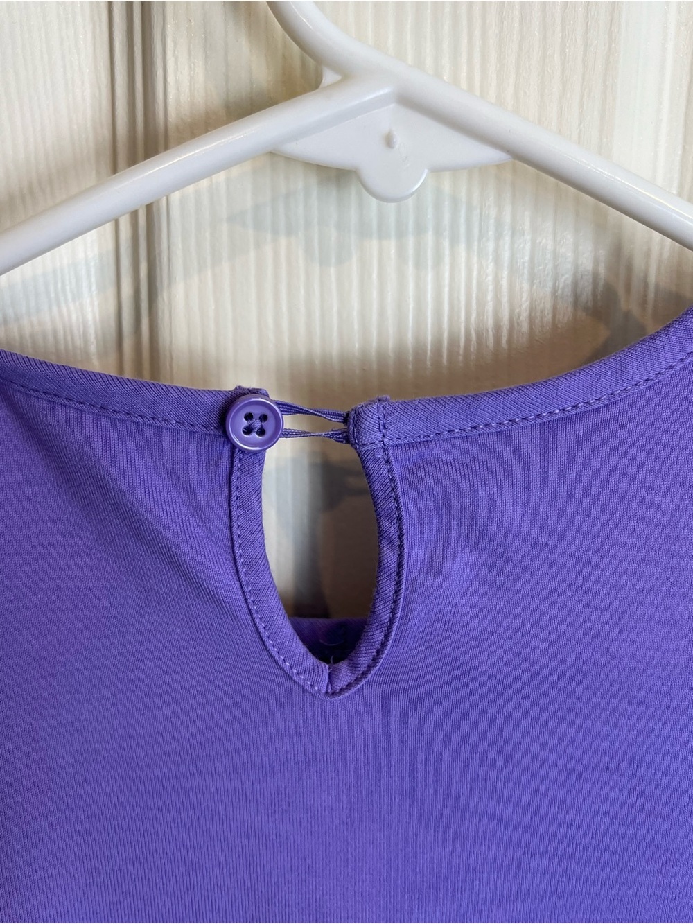 Hanna Andersson Girls Colorblock Ruffle Long Sleeve Dress - Purple, Teal, Green - Picture 12 of 12